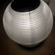 Lampe importante industrielle sur platine et roulettes
