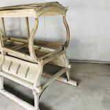 Traineau Corbillard Hippomobile complet en bois -1850-1900 Insolite