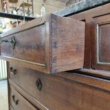 Louis XVI style chest of drawers clover lock