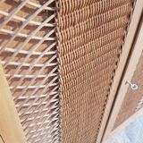 Rattan cabinet cabinet