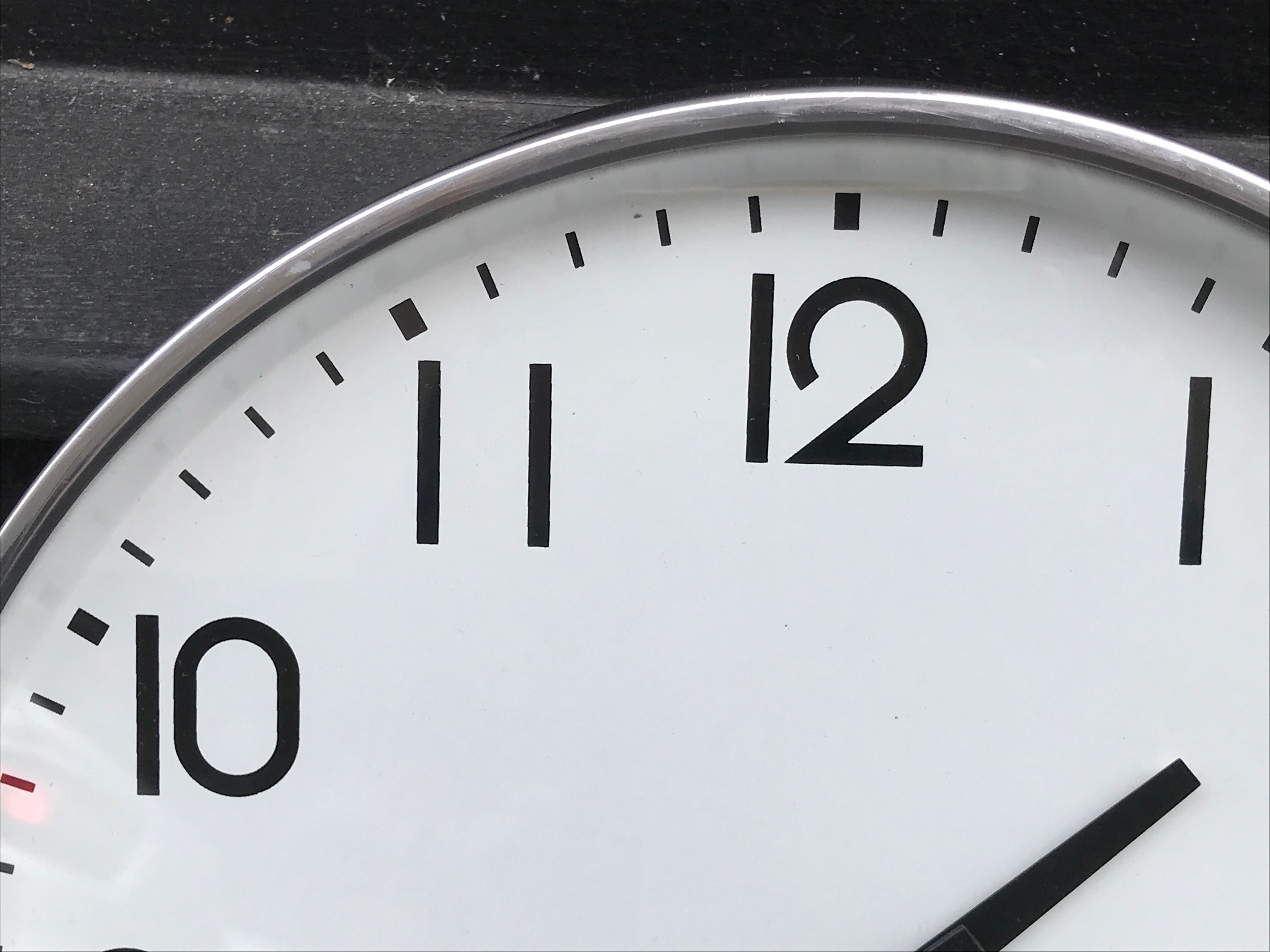 Industrial clock 30 cm functional brillie alu polished station pendulum 1960