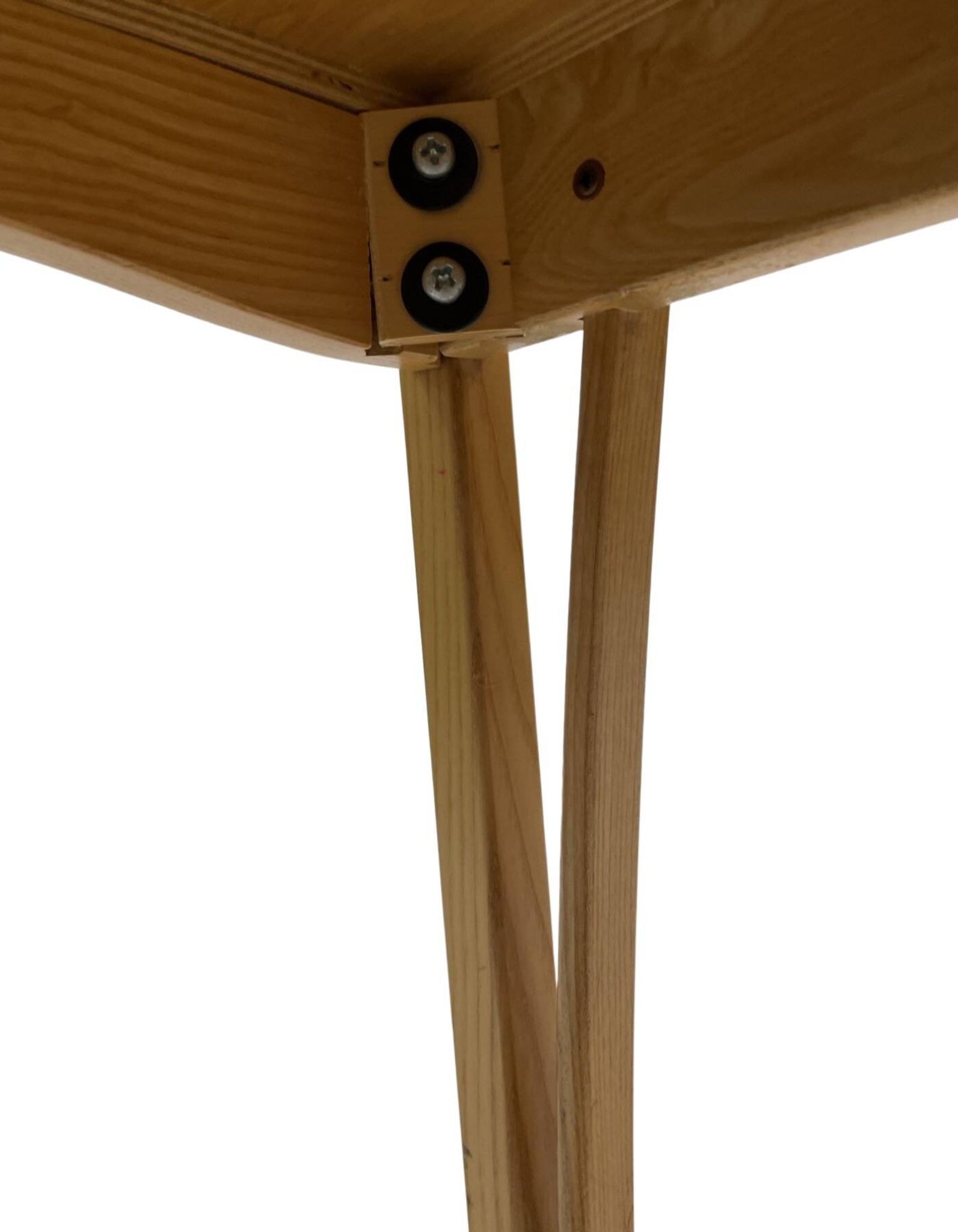 Vintage wooden chair 1980s minimalist design unique