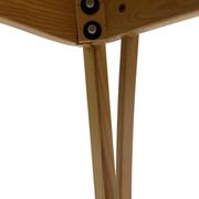 Vintage wooden chair 1980s minimalist design unique