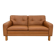 Mid-century Scandinavian Peem Oy, 2-seater cognac leather sofa 1960s