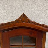 Solid wood wall display case
