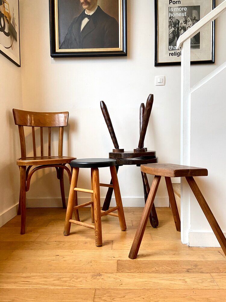 Bistro chair in light wood