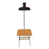 Scoubidou floor lamp with magazine rack