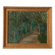 Oil painting by René Férréol Ringenbach "Chailluz Forest"