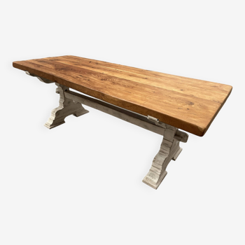 solid oak monastery table