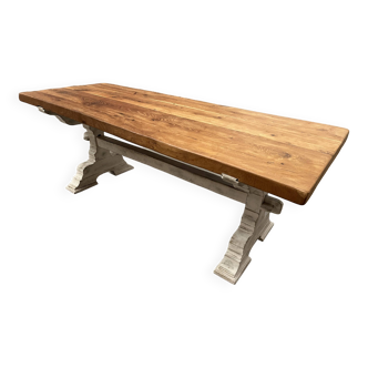solid oak monastery table