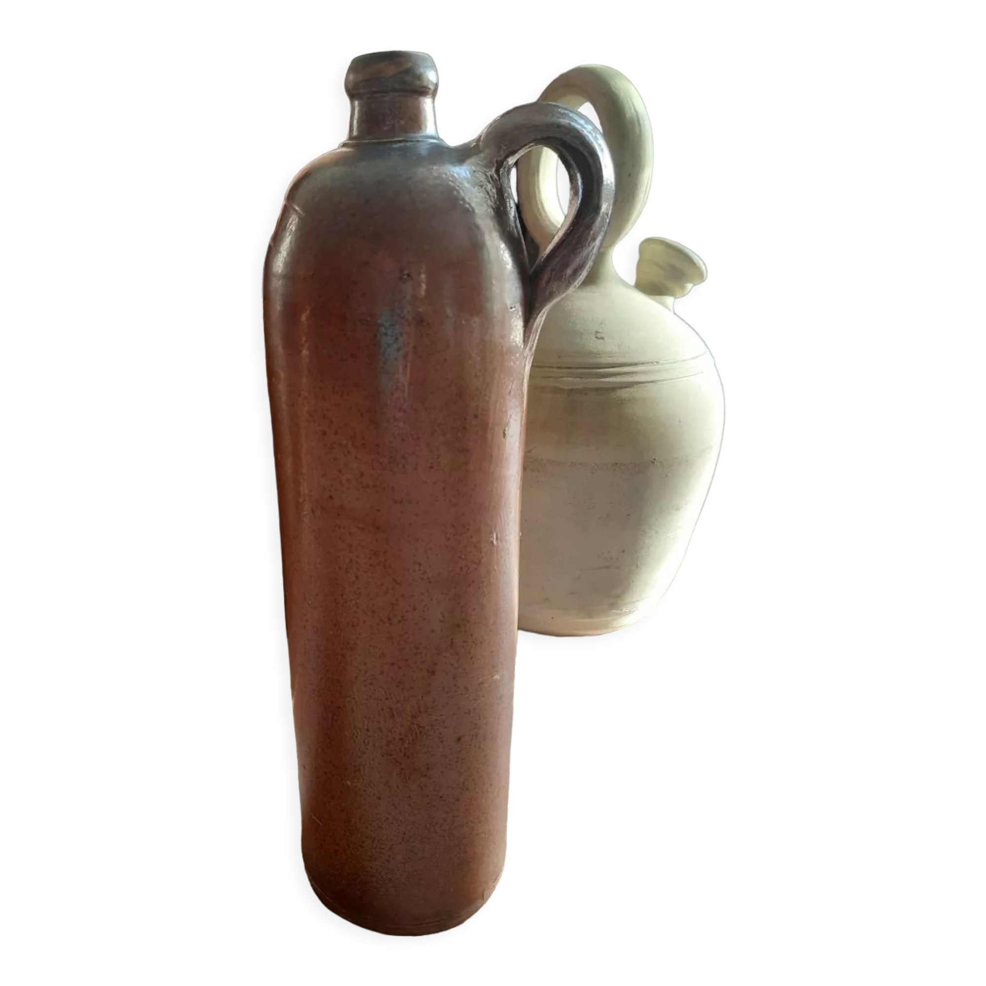 Old stoneware bottle