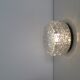 Vintage ceiling lamp / wall lamp - Molded glass - Round shape - 1970