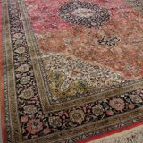 Sino ghoum handmade persian oriental rug in silk 250 x 158