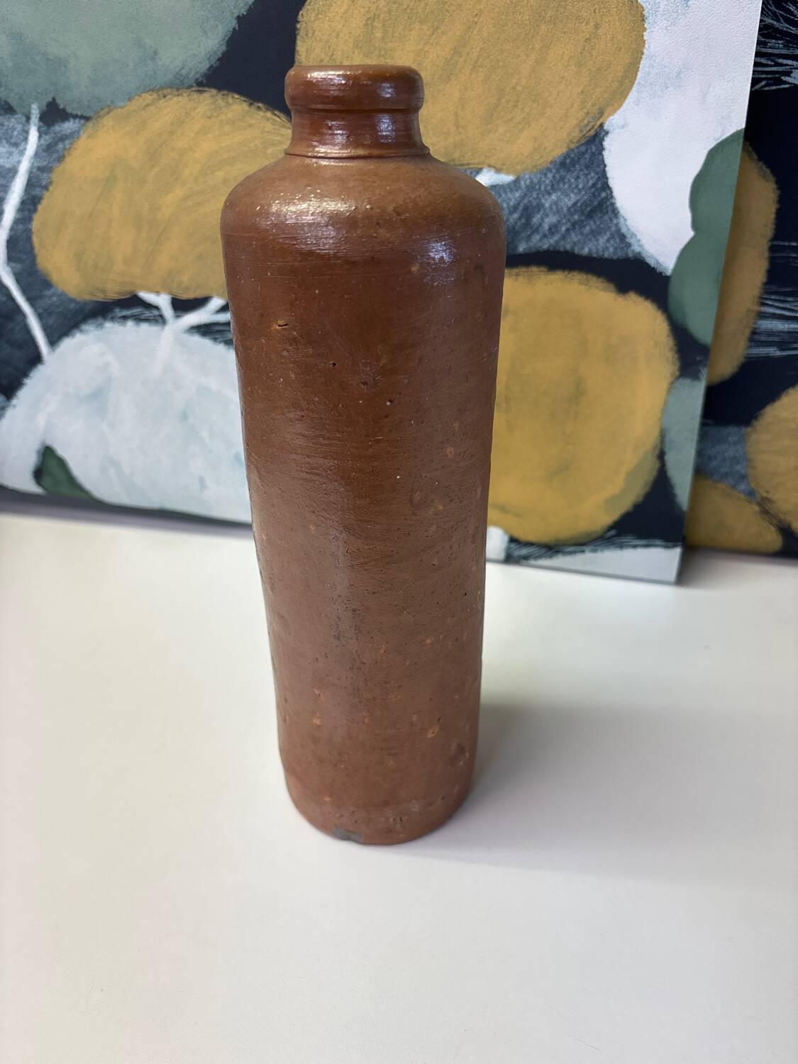 Antique stoneware bottle