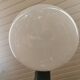 Older ceiling/hanging lamp in milky white opaline glass.