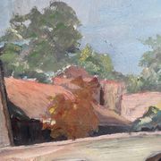 Peinture ville fortifiée