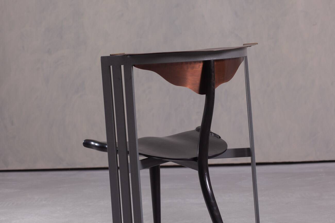 Postmodern Ota Otanek chair by Borek Sipek for Vitra, Germany 1990s set of 2