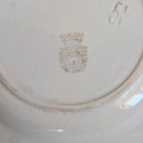 Set of 4 antique soup plates – Faïencerie de Gien