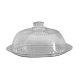 Bell and glass tray plate plate