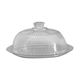 Bell and glass tray plate plate