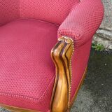 Paire de fauteuils style Louis Philippe, vintage, années 60