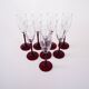 Set of champagne glasses, French design, 1970s, manufacturer: Luminarc
