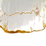 La murrina ceiling lamp in murano glass, italy 1970's