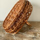 Oval basket with handle