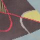 Extraordinary Narrow Geometric Carpet / Rug, 1960s