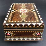 Music box in wood marquetry