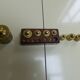 Antique kitchen scale balancetout and weight set in box