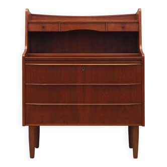 Teak secretary, Danish design, 1970s, production: Denmark