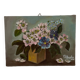 Small oil on old canvas