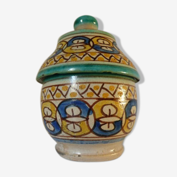 Jobbana butter pot in earthenware Morocco Fez