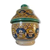 Jobbana pot à beurre en faïence Maroc Fès