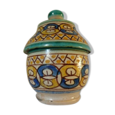 Jobbana pot à beurre en faïence Maroc Fès