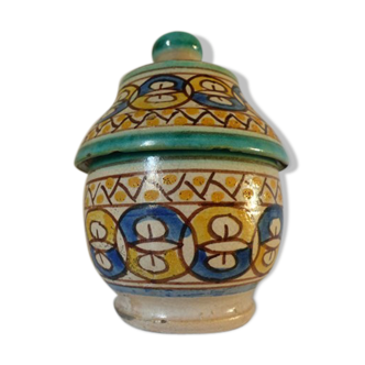 Jobbana butter pot in earthenware Morocco Fez