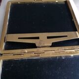 Vintage black longchamp leather cigarette case