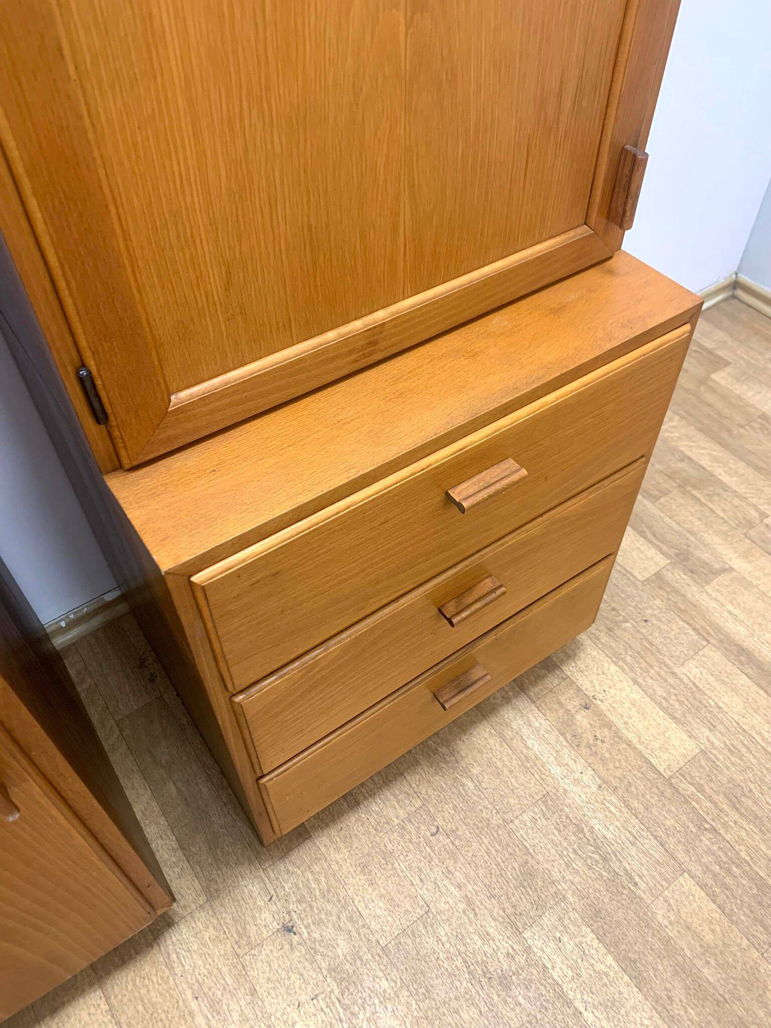 Retro Chests of Drawers, Dřevotvar, 1970s, Czechoslovakia