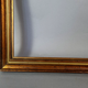 Old frame hollow edges gilded wood gold leaf 53x45 foliage 46x38 cm SB