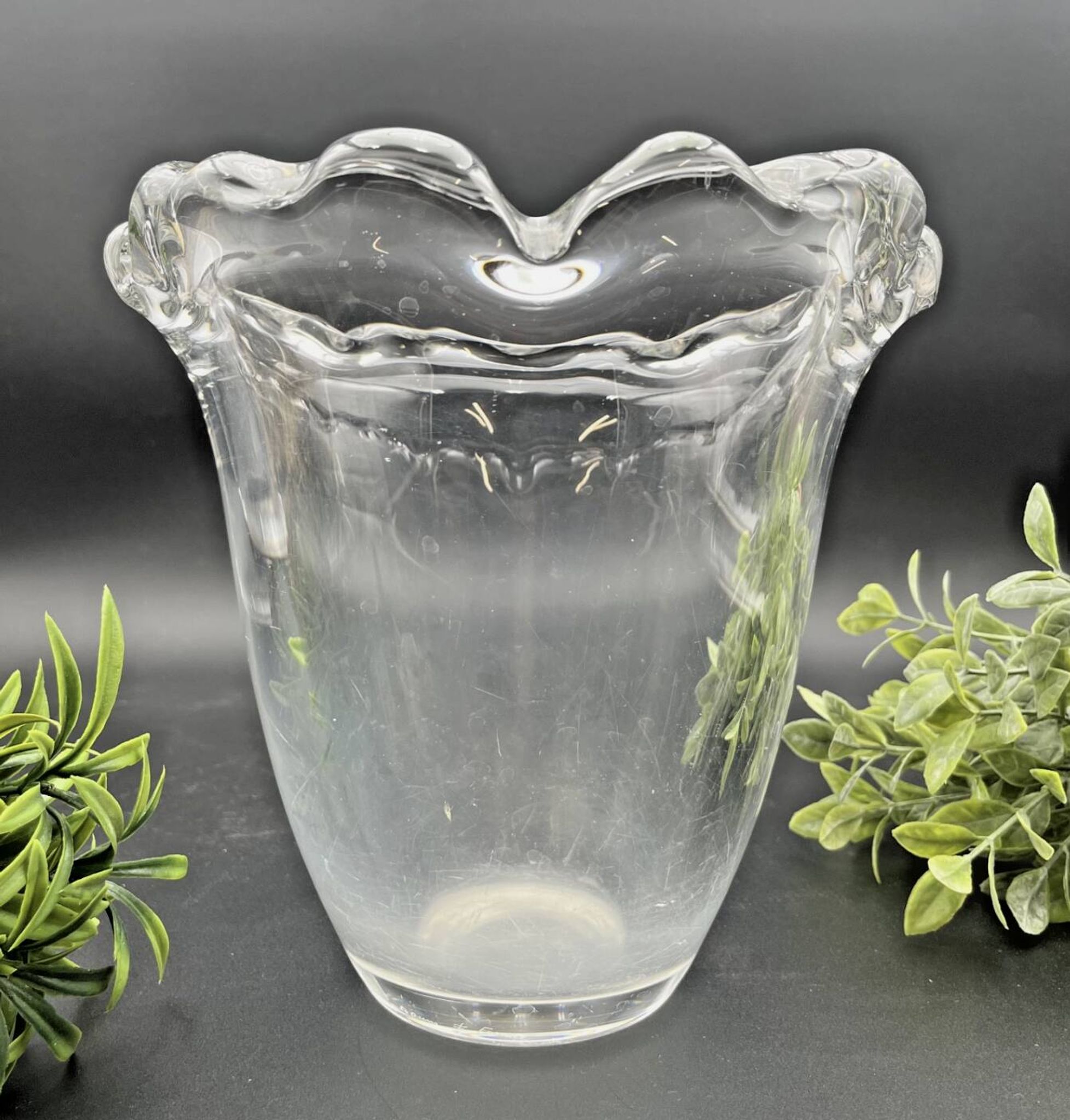 Large Daum crystal vase, France, 20th century - 656015
