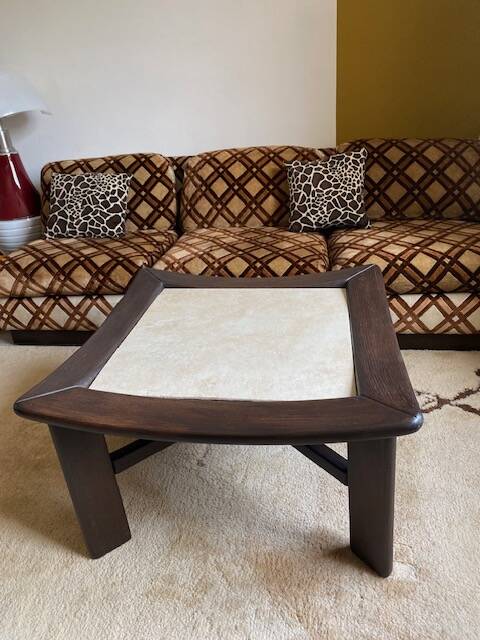 Table basse Japandi vintage