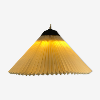 Ceiling lamp with paper shade of Danish design by Le Klint from the 1960s