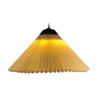 Ceiling lamp with paper shade of Danish design by Le Klint from the 1960s