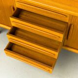 Danish Teak Sideboard with Tambour Doors from CFC Silkeborg, 1970s