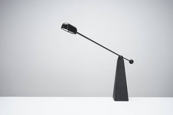 Lampe de table Orbis par Ron Rezek pour Bieffeplast circa 1980