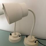 Pair of Jeulin bedside desk lamps