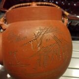 Terracotta teapot