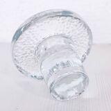 Scandinavian glass candlestick 60s/70s