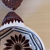 6 small antique bowls, with ears, Henrio Quimper